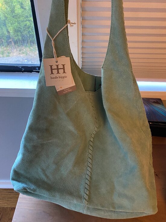 Haute Hippie Handbags - Haute Hippie Suede Hobo Bag